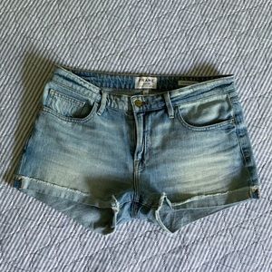 Frame Le Grand Garçon Denim Shorts
